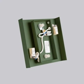 Sollux SL.2012 - Aplica de perete VANTA 2xG9/8W/230V verde
