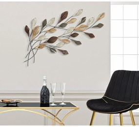 Decorațiune de perete Mauro Ferretti Ramo, šířka 46 cm, alb - maro