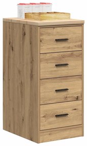 vidaXL Dulap de depozitare pentru garaj Artisan Stejar 40x51x85 cm