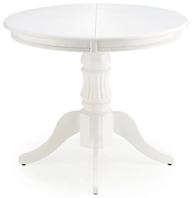 Masa extensibila William alba - L90/124 x l90 x h75 cm