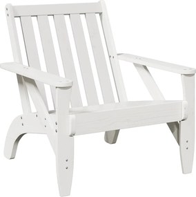 vidaXL Scaun Adirondack de grădină alb 75x77x77 cm lemn masiv de pin
