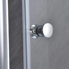 Ușă de duș reglabilă flexibilă 96-111x185 cm