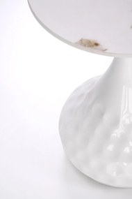 Masa de cafea Verde marmura alba/alb ø40/h52 cm