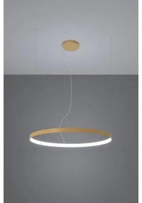 Lustră LED pe cablu RIO LED /50W/230V CRI95 4000K d. 78 cm auriu Thoro TH.181