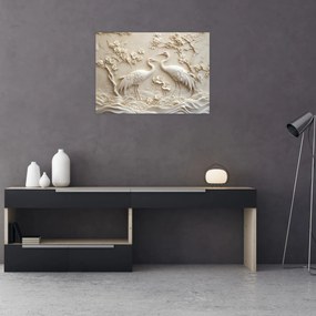 Tablou pe sticlă - Model Chinezesc (70x50 cm)