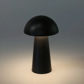 Rabalux 76036 - Lampă LED MIREO pentru exterior, dimabilă cu control tactil, 1,5W/5V, IP44, 1200 mAh, USB, negru