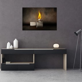 Tablou cu brichetă (90x60 cm)