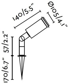 Tarus 1 Lights cu protectie IP44 GARTEN-4 73111