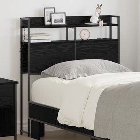vidaXL Tăblie de depozitare Stejar negru 75 cm Lemn compozit