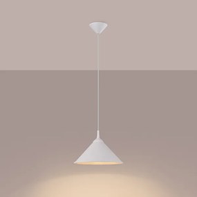 Lustră pe cablu Sollux SL.1325 ZUMA 1xE27/15W/230V alb