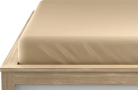 Cearsaf Jersey BASIC crem 180 x 200 cm