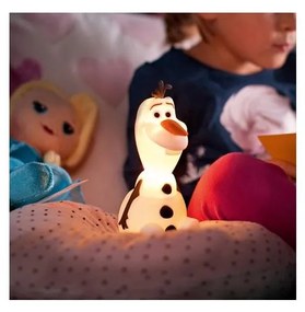 Philips 71768/08/16 - Lampă pentru copii Disney Frozen Olaf LED/0,3W/2xAAA om de zăpadă