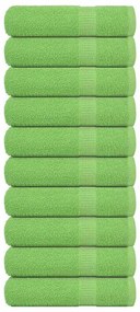 vidaXL Prosoape de duș 10 buc Verde măr 70x140 cm 360 g/m² 100% bumbac