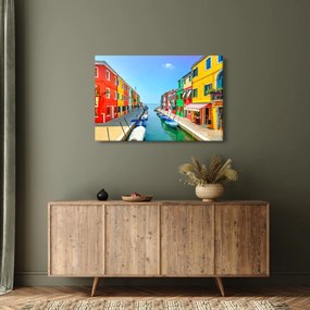 Tablou - Insula Burano, Veneția, Italia (90x60 cm)