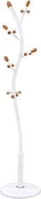 Cuier pom SADIK, alb, metal/plastic, 33x175 cm