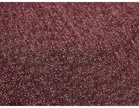 Colțar burgundy extensibil/cu spațiu de depozitare cu tapițerie din chenille (cu colț pe partea stângă/în formă de "U") Everest – Bobochic Paris