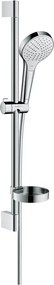 Set de dus Hansgrohe Croma Select S Vario cu bara 65 cm crom