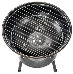 Grătar cu bilă de grădină cu cărbune