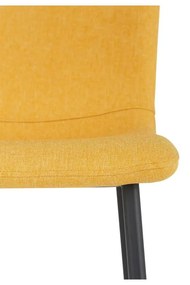 Scaune de dining galbene 2 buc. Faye - Støraa