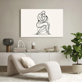 Tablou desen minimalist al unei figuri
