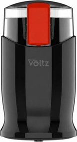 Rasnita elevctrica pentru cafea Oliver Voltz , 150 W, 60 g, Sistem de siguranta, Cutite din otel, Negru