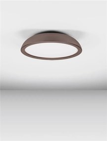 Lustra LED aplicata stil modern FELICIA maro 45cm