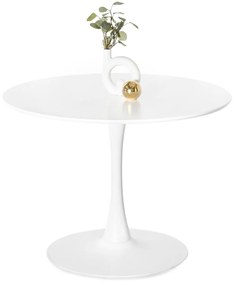 Masă de sufragerie Crispin (alb). Promo -15%. 1111742
