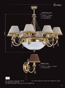 Candelabru elegant design clasic Roma