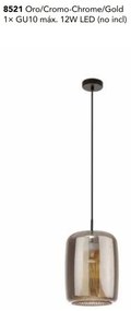 Lustra, Pendul design modern KRISS negru/ crom