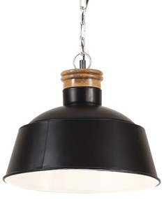 Lampa suspendata industriala, negru, 32 cm, E27 Negru,    32 cm, 1,    32 cm