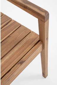 Scaun de grădină în culoare naturală din lemn masiv Rodano – Bizzotto
