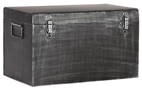 Cutie metalică pentru depozitare LABEL51, lungime 50 cm, negru