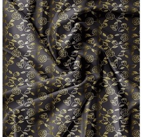 Lenjerie de pat din microfibra GOLDURA gri inchis Dimensiune lenjerie de pat: 70 x 80 cm | 140 x 200 cm