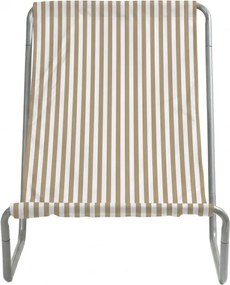 Sezlong de plaja pliabil SAND STRIPES, maro