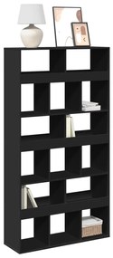 3309376 vidaXL Bibliotecă, negru, 100x33x187,5 cm, lemn prelucrat