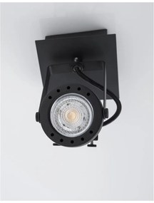 Aplica cu spot directionabile SALVA negru NVL-9155101