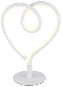 Veioza LED Lampa camera copii metal alb AMORE
