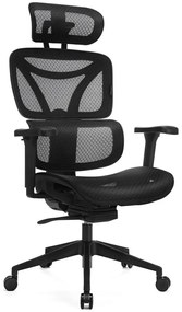 Scaun ergonomic de birou LEVANO negru