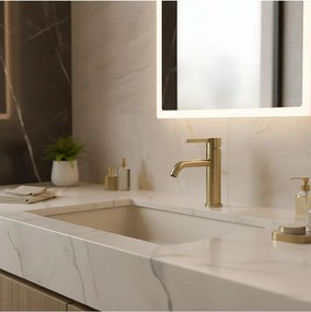 Baterie lavoar Rea Foster auriu periat