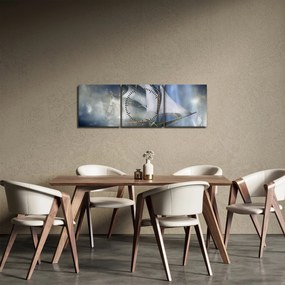 Tablou - Corabia fantomelor (cu ceas) (90x30 cm)