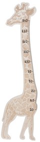 Riglă de creștere decorativă în formă de girafa, MDF, 140 cm
