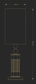Veioza eleganta design clasic realizat manual Lea