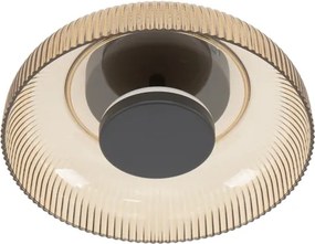 Plafonieră LED ITALUX PASSO WL-36482-YLL-LED, 8 W, 230 V, 3000 K, Ø 25 cm, bej fumuriu