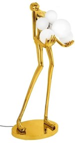 Lampa de podea decorativa cu design original Woman Premium auriu