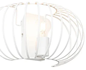Lampa de perete de design alb 39 cm - Johanna