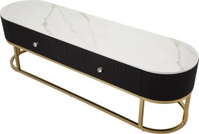 Comoda TV Montpellier, Mauro Ferretti, 150x42x45 cm, fier, multicolor