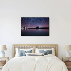 Tablou cu cerul nocturn și stele (90x60 cm)