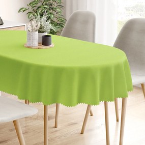 Goldea față de masă teflonată - verde - ovală 140 x 180 cm