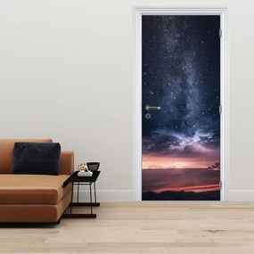 Fototapet pentru ușă - Cerul înstelat (95x205cm)