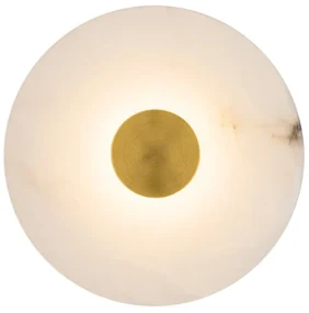 Aplica de perete LED, Ambientala, ALABASTER- BRASS, ZB-2550
